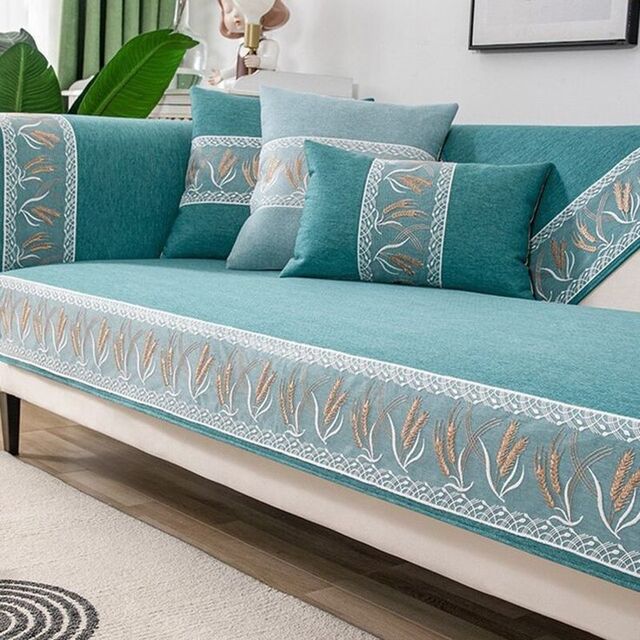 Sofa covers and fabrics