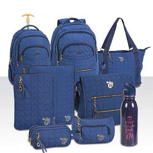 Pencil cases and backpacks